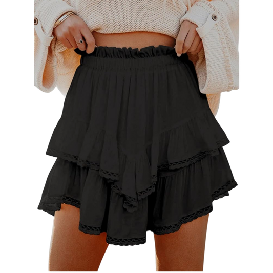 Nora | Flowing Ruffle Skirt